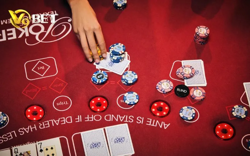 Giao diện sảnh Poker V9BET 3D đẳng cấp 2026 Poker V9BET
