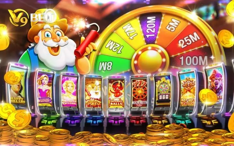 Giao diện Slots Game V9bet sống động chuẩn 4K Slots Game V9bet