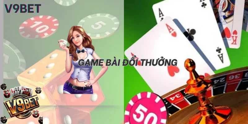 Giao diện sảnh Game Bài V9BET 3D sắc nét trên điện thoại