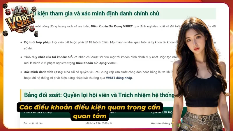 Quy định theo các điều khoản về bảo mật