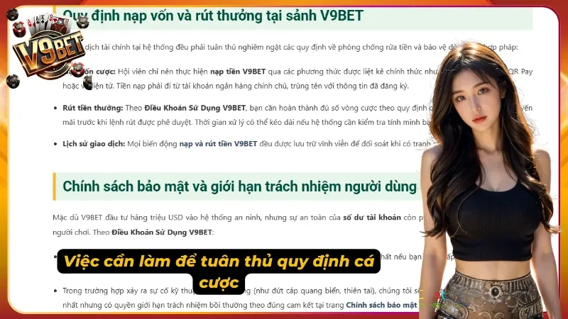 Trang chủ V9bet cập nhật quy định mới